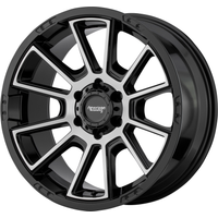 American Racing Wheel AR933 INTAKE Gloss Black Machined - 20x9 - 6x139.7 Bolt Pattern
