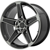 American Racing Wheel AR936 Black Gray Tinted - 20x10.5 - 5x115 Bolt Pattern - 22 Offset Rims