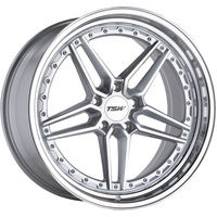 TSW Wheel ASCARI Silver W/mirror Cut Face & Lip - 20x10.5