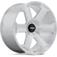 Rotiform Wheel AVS Machined Silver - 22x10.5 - 5x112 Bolt Pattern - 10 Offset Rims