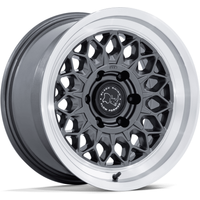 Black Rhino Wheel BR034 GRAZ Gloss Gunmetal W/ Machined Lip - 17x8.5