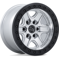 Black Rhino Wheel BR200 ECHO TRAIL LOCK BEADLOCK Hyper Silver W/ Machined Face