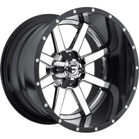 Fuel Wheel D260 MAVERICK Chrome W/ Gloss Black Lip - 24x8.5 - 8x165.1 Bolt Pattern - 131 Offset Rims
