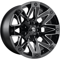Fuel Wheel D555 AMBUSH Gloss Black Milled - 20x9 - 6x139.7 Bolt Pattern - 1 Offset Rims