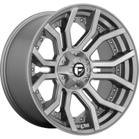 Fuel Wheel D713 RAGE PLATINUM Gunmetal Brushed Tinted