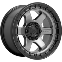 Fuel Wheel D752 BLOCK Gunmetal w Black