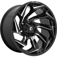 Fuel Wheel D753 REACTION Gloss Black Milled