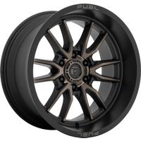 Fuel Wheel D762 CLASH Machined Tinted