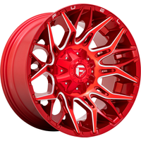 Fuel Wheel D771 TWITCH Red Milled