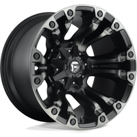 Fuel Wheel D851 VAPOR Matte Black Gray Tinted