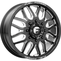 Fuel Forged Wheel DB66 FFC66 Black Milled - 22x8.5 - 8x200 Bolt Pattern - 105 Offset Rims