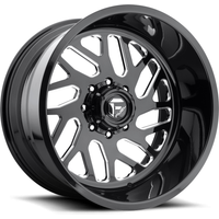 Fuel Forged Wheel DD29 FF29 Gloss Black Milled - 20x10 - 6x135 Bolt Pattern - -25 Offset Rims