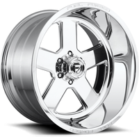 Fuel Forged Wheel DD71 FF71 Polished - 20x9 - 6x139.7 Bolt Pattern - 1 Offset Rims