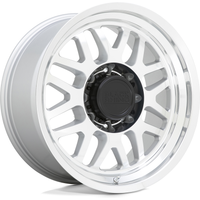 Black Rhino Wheel DELTA Gloss Silver W Mirror Face&lip - 20x9.5 - 8x170 Bolt Pattern - -18 Offset Rims