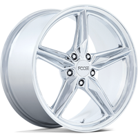Foose Wheel F173 CF8 Chrome - 19x9.5 - 5x120 Bolt Pattern - 45 Offset Rims