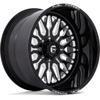 Fuel Wheel FF109 Gloss Black Mill-mach - 26x16 - 8x165.1 Bolt Pattern - -101 Offset Rims
