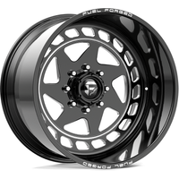 Fuel Wheel FF117 Gloss Black Mill-mach - 26x16 - 8x165.1 Bolt Pattern - -101 Offset Rims