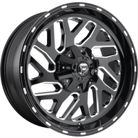 Fuel Wheel FF55 Gloss Black Milled - 26x8.5 - 8x200 Bolt Pattern - -224 Offset Rims