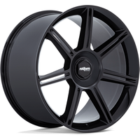 Rotiform Wheel FRA Gloss Black W/ M-black Spokes