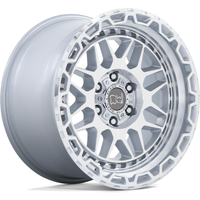 Black Rhino Wheel HOLCOMB Gloss Silver W/ Mirror Cut Fac - 17x9.5