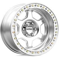 KMC Wheel KM233 HEX BEADLOCK Machined - 17x9 - 8x170 Bolt Pattern - -38 Offset Rims