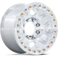 KMC Wheel KM450 MESA FORGED BEADLOCK Machined - 17x9 - 5x114.3 Bolt Pattern - 0 Offset Rims
