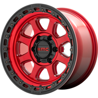 KMC Wheel KM548 CHASE Red Black Lip