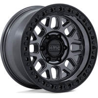 KMC Wheel KM549 GRS Gloss Gunmetal W/ Gloss Black