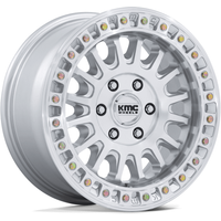 KMC Wheel KM552 IMS Machined Silver - 18x9 - 8x180 Bolt Pattern - 0 Offset Rims