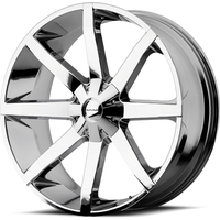 KMC Wheel KM651 SLIDE Chrome