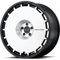 KMC Wheel KM689 SKILLET Semi Gloss Black Brushed Face - 22x9