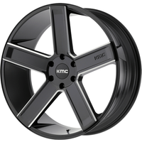 KMC Wheel KM702 DUECE Black Milled