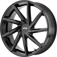 KMC Wheel KM705 BURST Gloss Black