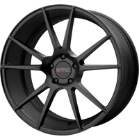 KMC Wheel KM709 FLUX Satin Black - 20x10 - 5x114.3 Bolt Pattern - 40 Offset Rims