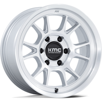 KMC Wheel KM729 RANGE Machined Silver - 17x8.5