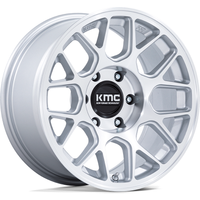 KMC Wheel KM730 HATCHET Machined Silver - 17x8.5