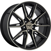 Niche Wheel M219 GEMELLO Gloss Mach Double Dark Tint - 20x9 - 5x114.3 Bolt Pattern - 35 Offset Rims
