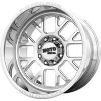 Moto Metal Wheel MO404 Polished - 26x14 - 8x165.1 Bolt Pattern - -76 Offset Rims