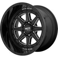 Moto Metal Wheel MO801 PHANTOM Gloss Black Milled