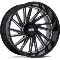 Moto Metal Wheel MO811 COMBAT Gloss Black Milled