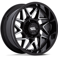 Moto Metal Wheel MO812 TURBINE Machined Black