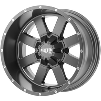 Moto Metal Wheel MO962 Satin Gray W/ Mill Accents - 18x10