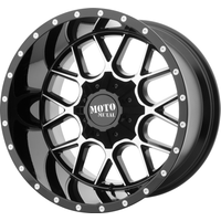 Moto Metal Wheel MO986 SIEGE Gloss Black Machined