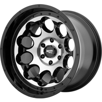 Moto Metal Wheel MO990 ROTARY Gloss Black Machined - 20x9 - 5x139.7 Bolt Pattern - 0 Offset Rims