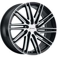 Petrol Wheel P1C Gloss Black W/ Mach Cut Face