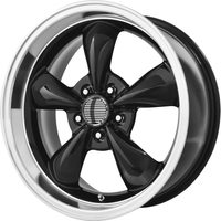 Performance Replicas Wheel PR106 Gloss Black w Machined Lip - 18x10 - 5x114.3 Bolt Pattern - 45 Offset Rims