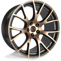 Performance Replicas Wheel PR161 Black Bronze - 20x10 - 5x115 Bolt Pattern - 18 Offset Rims