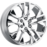 Performance Replicas Wheel PR187 Chrome - 22x9 - 6x139.7 Bolt Pattern - 24 Offset Rims