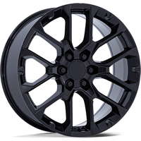 Performance Replicas Wheel PR224 Gloss Black - 22x9 - 6x139.7 Bolt Pattern - 28 Offset Rims