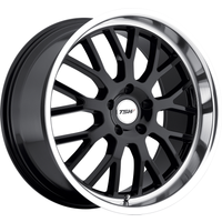 TSW Wheel TREMBLANT Gloss Black w Machined Lip - 20x10 - 5x120 Bolt Pattern - 25 Offset Rims